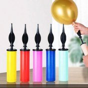 تصویر تلمبه دستی بادکنک 1pc, Portable Handheld Balloon Pump For Weddings And Parties - Easy Inflation For Foil And Latex Balloons