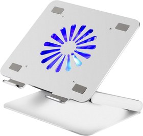 تصویر پایه لپ تاپ Soundance Laptop Desk سازگار با Apple Mac MacBook Pro Air 10 - 17.3 اینچ ، قابل حمل چند زاویه قابل تنظیم ارگونومیک آلومینیوم ریزر دارنده فلزی با فن خنک کننده USB Hub، N16 