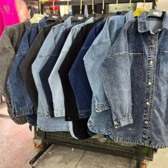 تصویر مانتو لی - سورمه ای 