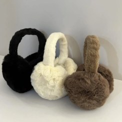 تصویر گوش گیر زمستانی مدل تاشو خز دار 