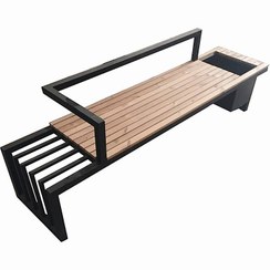 تصویر نیمکت مدل باکس دار کن مدل 404653 