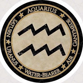 تصویر استیکر Aquarius نماد متولدین بهمن 