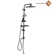 تصویر دوش حمام DOP - 1424 گرد – رنگ کروم مات (CM) 