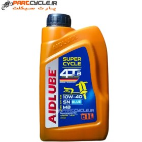 تصویر روغن موتور سیکلت ایدلوب ۱۰W-40 حجم ۱ لیتر 