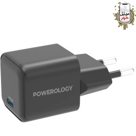 تصویر شارژر دیواری پاورولوژی Powerology Ultra-Quick GaN Charger P35WSPCEU توان 35 وات 