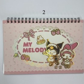 تصویر دفترچه استیکر کرومی 