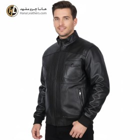 تصویر کاپشن چرم مردانه CO-01 