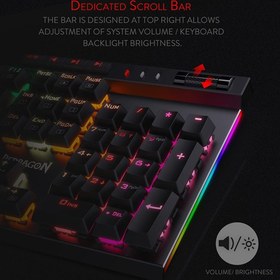 تصویر کیبورد مخصوص بازی ردراگون مدل VATA K580 Redragon VATA K580 Gaming Keyboard