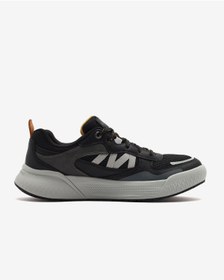تصویر کفش پیاده روی اورجینال اسکیچرز Skechers Cyrus-Sunspot Men's Black Casual Shoes 211007 Blk 