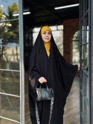 تصویر چادر عربی ترنم کم کار کرپ پورشه 