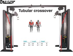 تصویر دستگاه بدنسازی صلیب کراس اور المپیک فیتنس مدل بادی استرانگ 