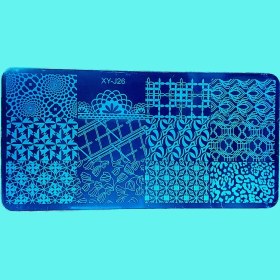 تصویر شابلون طراحی ناخن مدل XY-J26 