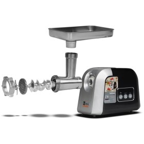 تصویر چرخ گوشت 2000 وات ناساالکتریک NS-317 رنگ مشکی و سفید چرخ گوشت 2000 وات ناساالکتریک NS-317 رنگ مشکی و سفید