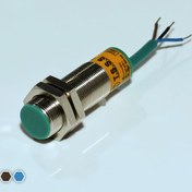 تصویر سنسور القایی تبریز سنسور، PNP-NC، قطر 22، چهارپین، فاصله تشخیص 8mm، کد IS2208-CP 