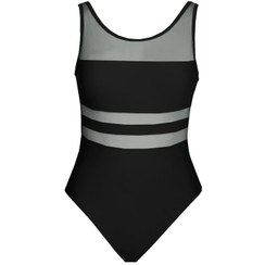 تصویر مایو زنانه مدل جلو توری دو خط 