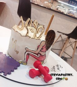تصویر کیک تولد رژیمی - ۷۰۰ گرمی ا Regimi_cake Regimi_cake