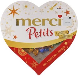 تصویر شکلات کادویی مرسی قلبی 