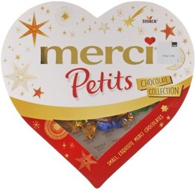 تصویر شکلات کادویی مرسی قلبی 