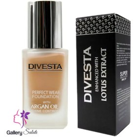 تصویر کرم پودر فول کاور دیوستا حجم ۳۵ میل Divesta Foundation Super Balanced Makeup 35ml 