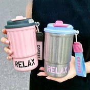 تصویر تراول ماگ دو حالته بند دار ریلکس Two-mode relax travel mug with strap