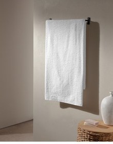 تصویر حوله توضیحات حمام پنبه سفید Madame Coco 