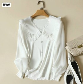 تصویر بلوز بافت مجلسی 