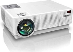 تصویر پروژکتور ، YABER بومی 1920x 1080P پروژکتور 6800 ... 5G WiFi Bluetooth Projector, YABER Native 1080P Outdoor Movie Projector with 350" Display, 18000L Home Theater Video Projector Support 4K ,4P/4D Keystone, Zoom, for Android/iOS/Phone/HDMI/PS5Orange