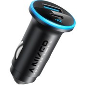 تصویر شارژر فندکی انکر/انکر فندکی شارژر/anker car charger 323/دارای ۲ پورت توان 52.5W 