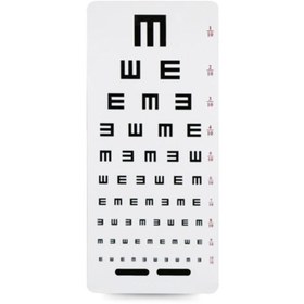 تصویر چارت بینایی سنجی 