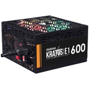 تصویر پاور گیم دیاس Gamdias KRATOS E1-600 ARGB 600W 