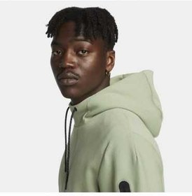 تصویر سویشرت ورزشی مدل Nike Tech Fleece رنگ سبز نفتی/سبز نفتی مردانه نایک 