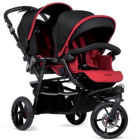 تصویر کالسکه دوقلو جین مشکی JANE Twin Stroller PowerTwin 
