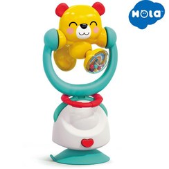 تصویر جغجغه چرخشی چسبان - (خرس) هولا تویز Chair Toy (Bear) E7975a