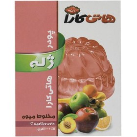 تصویر پودر ژله مخلوط میوه هاتی کارا مقدار 100 گرم ا Hoti Kara Mixed Fruit Jelly Powder 100g Hoti Kara Mixed Fruit Jelly Powder 100g