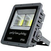 تصویر پروژکتور 120 وات COB صبا ترانس مدل پنجره ای مربع 120WATT PANJEREI COB SABA TERANS