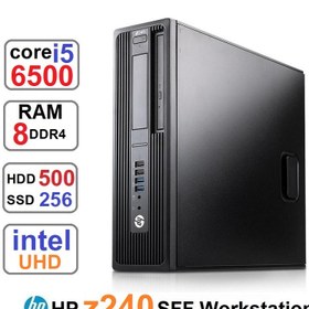 تصویر مینی کیس HP Z240 WorkStation Core i5 6500 رم8 