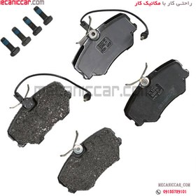 تصویر لنت ترمز چرخ جلو پژو ۴۰۵ و پارس و سمند و اریسان Brake parts