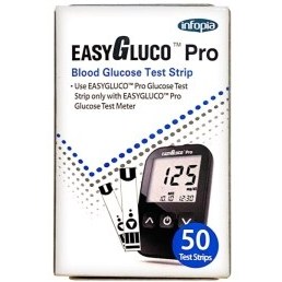 تصویر نوار تست قند خون ایزی گلوکو پرو EASYGLUCO pro 