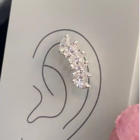 تصویر پیرسینگ گوش نقره مدل PS263_A 