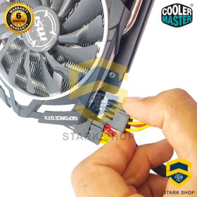 تصویر کابل 8 پین گرافیک پاور V1200W کولرمستر Platinum CoolerMaster 