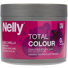 تصویر ماسک تثبیت رنگ مو عصاره انگور و ارکیده Nelly ا Nelly Grape And Orchid Extract Hair Mask For Colored Hair Nelly Grape And Orchid Extract Hair Mask For Colored Hair