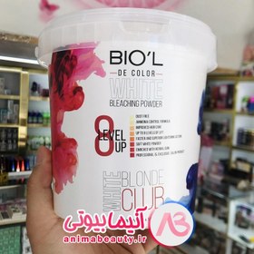 تصویر پودر دکلره بیول مدل Blonde Club رنگ سفید وزن 500 گرم لوازم جانبی رنگ مو