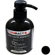 تصویر شامپو رنگساژ 300میل رنگ 1.0 دوماسی ا Domacy Hair Color Shampoo 300ml Domacy Hair Color Shampoo 300ml