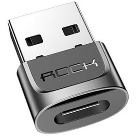 تصویر مبدل تایپ سی راک مدل RCB0610 Rock RCB0610 USB to USB-C Adapter