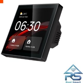 تصویر کنترل پنل هوشمند تویا مدل CCP-TY-EU-LN-MS سایز ۴ اینچ 