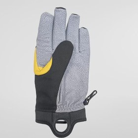 تصویر دستکش کوهنوردی مشکی، زرد لسپورتیوا مدل Supercouloir Tech Gloves 