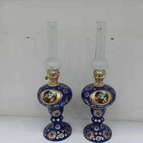 تصویر چراغ نفتی لامپا طرح لیلی و مجنون کد 007 