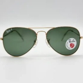 تصویر عینک خلبانی ریبن یووی پلاریزه اصلی شیشه سنگ rayban p 3025 