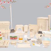 تصویر ست جهیزیه 58 پارچه بامبو 