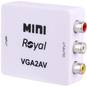 تصویر تبدیل VGA TO AV رویال Royal RC-1003 